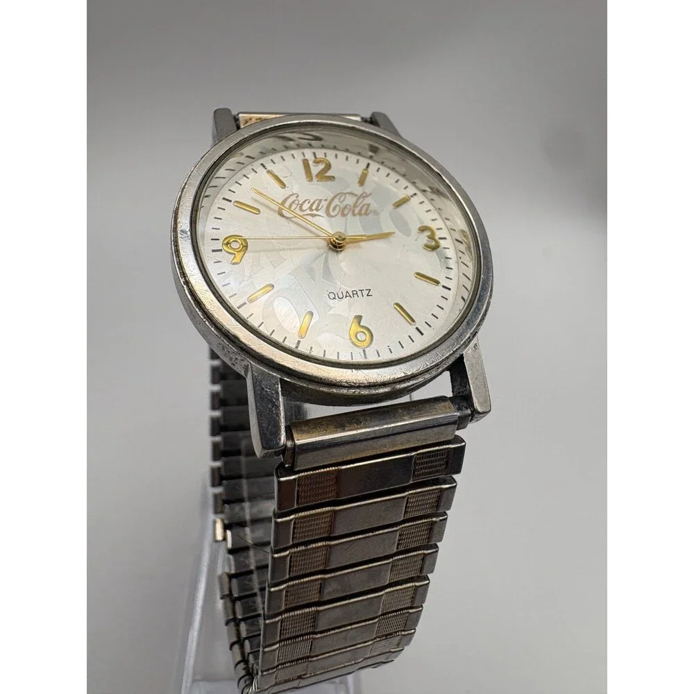 Vintage 2003 Coca-Cola Speidel Expansion Watch Japan Movt 55288